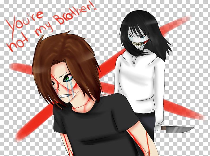 Slenderman Jeff The Killer Creepypasta YouTube Character PNG, Clipart, Anime, Art, Black Hair, Brother, Brothers Free PNG Download
