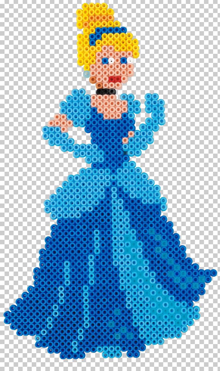 Cinderella Hama Bead Cross-stitch Fairy Godmother PNG, Clipart, Anna, Art, Bead, Blue, Cinderella Free PNG Download