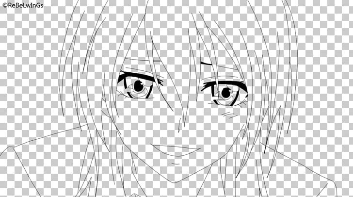 Misaki Ayuzawa Anime Line Art Eye Manga PNG, Clipart, Area, Artwork, Black, Black And White, Cartoon Free PNG Download