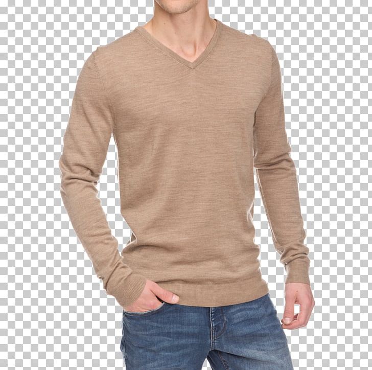 Beige Wool Sleeve Neck PNG, Clipart, Beige, Homme, Long Sleeved T Shirt, Melange, Miscellaneous Free PNG Download