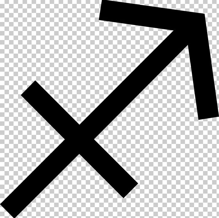 Sagittarius Astrological Sign Zodiac Symbol Ascendant PNG, Clipart, Angle, Astrological Sign, Astrology, Black, Black And White Free PNG Download