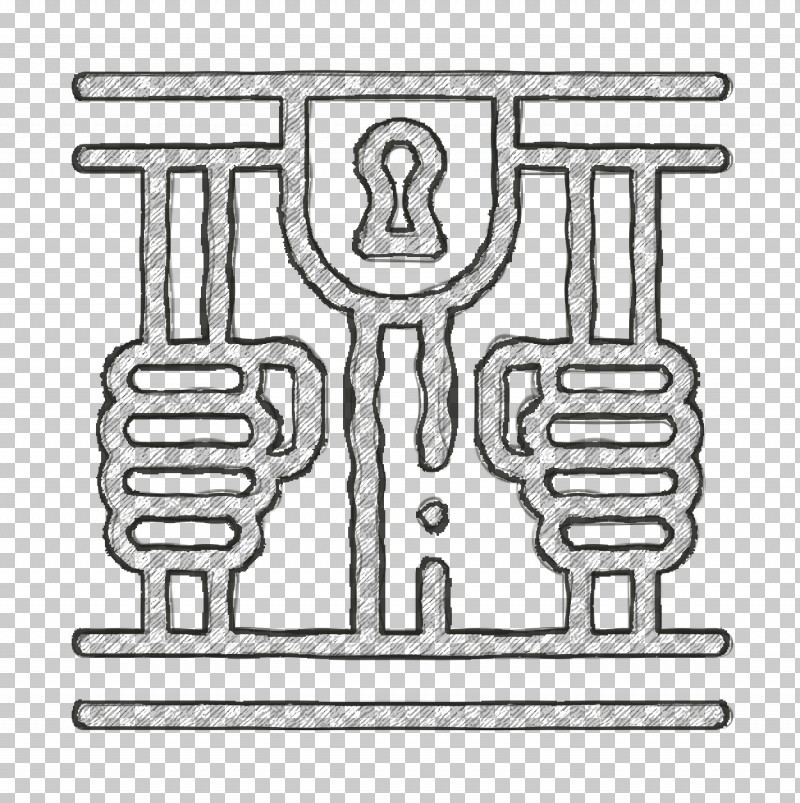 Law And Justice Icon Prison Icon PNG, Clipart, Black And White M, Car, Furniture, Law And Justice Icon, Line Art Free PNG Download