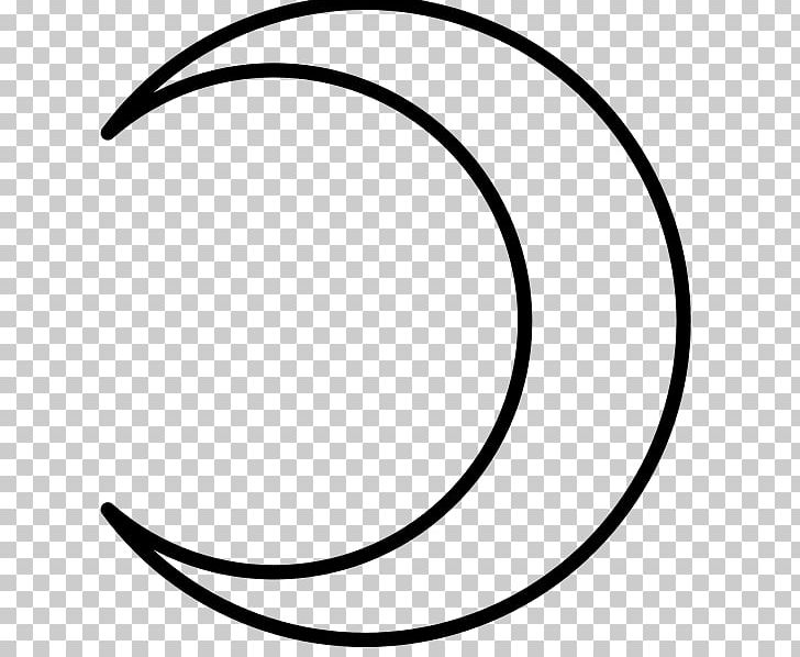 Crescent Moon Lunar Phase Alchemical Symbol PNG, Clipart, Area, Black, Black And White, Circle, Classical Planet Free PNG Download