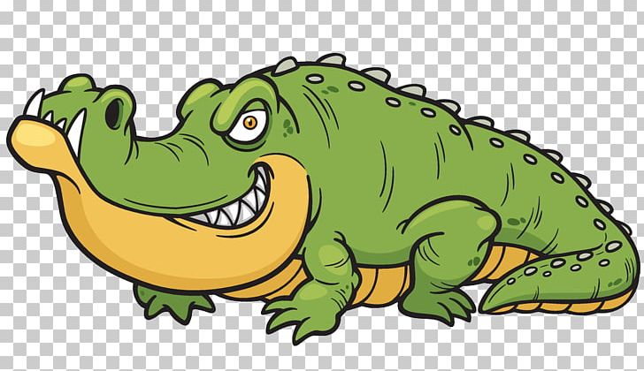 angry crocodile cartoon