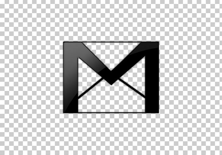 Gmail Computer Icons Email Google Mobile Phones PNG, Clipart, Angle, Black, Black And White, Brand, Computer Icons Free PNG Download
