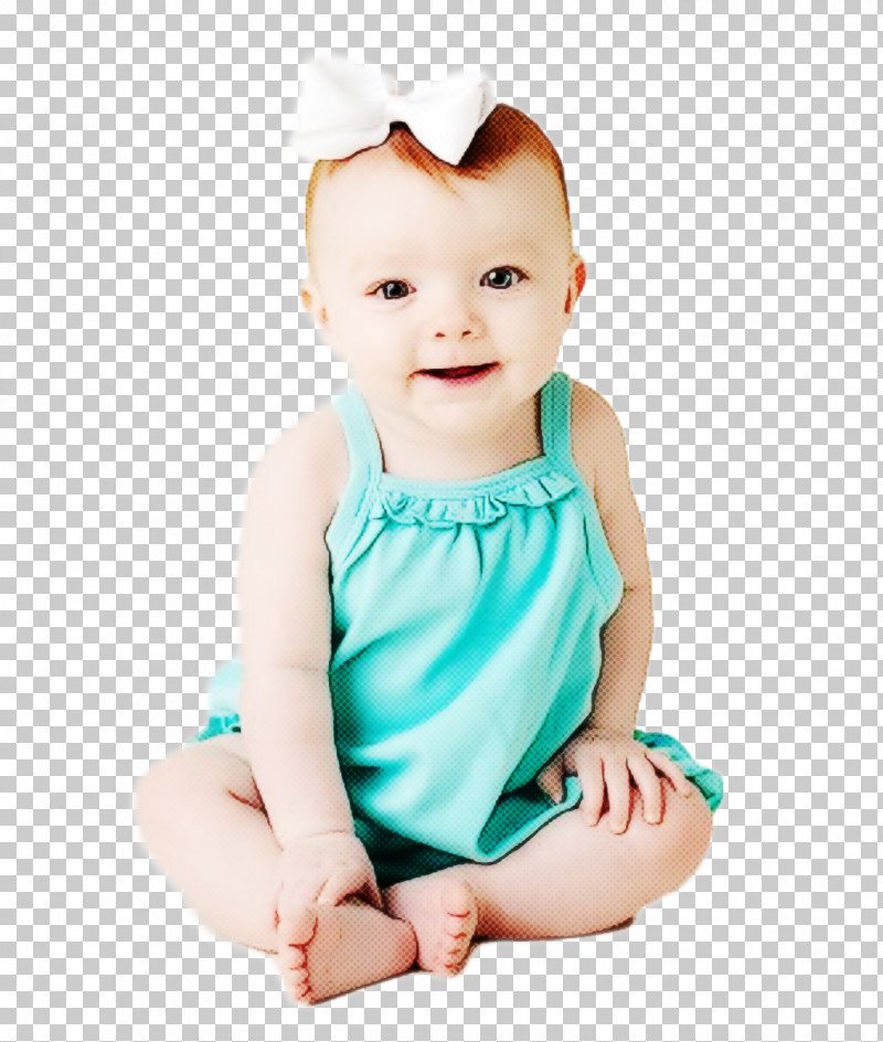 Child Toddler Baby Turquoise Sitting PNG, Clipart, Baby, Baby Toddler Clothing, Child, Child Model, Sitting Free PNG Download