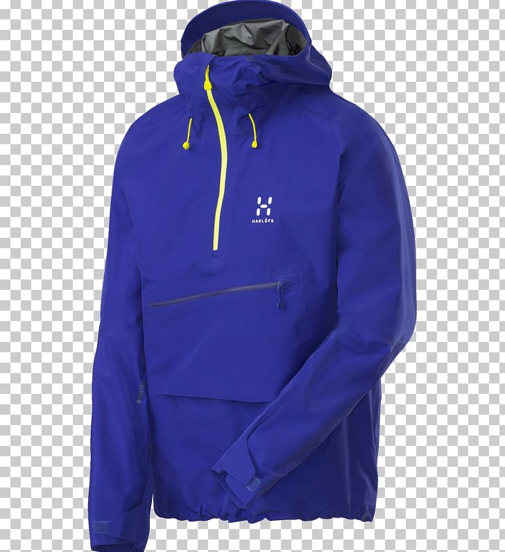 Hoodie Haglöfs Jacket Sweater Gore-Tex PNG, Clipart, Blue, Climbing Clothes, Clothing, Cobalt Blue, Electric Blue Free PNG Download