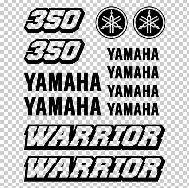 Yamaha Motor Company Brand Yamaha Raptor 700R Logo Sticker PNG, Clipart, Area, Black, Black And White, Black M, Brand Free PNG Download