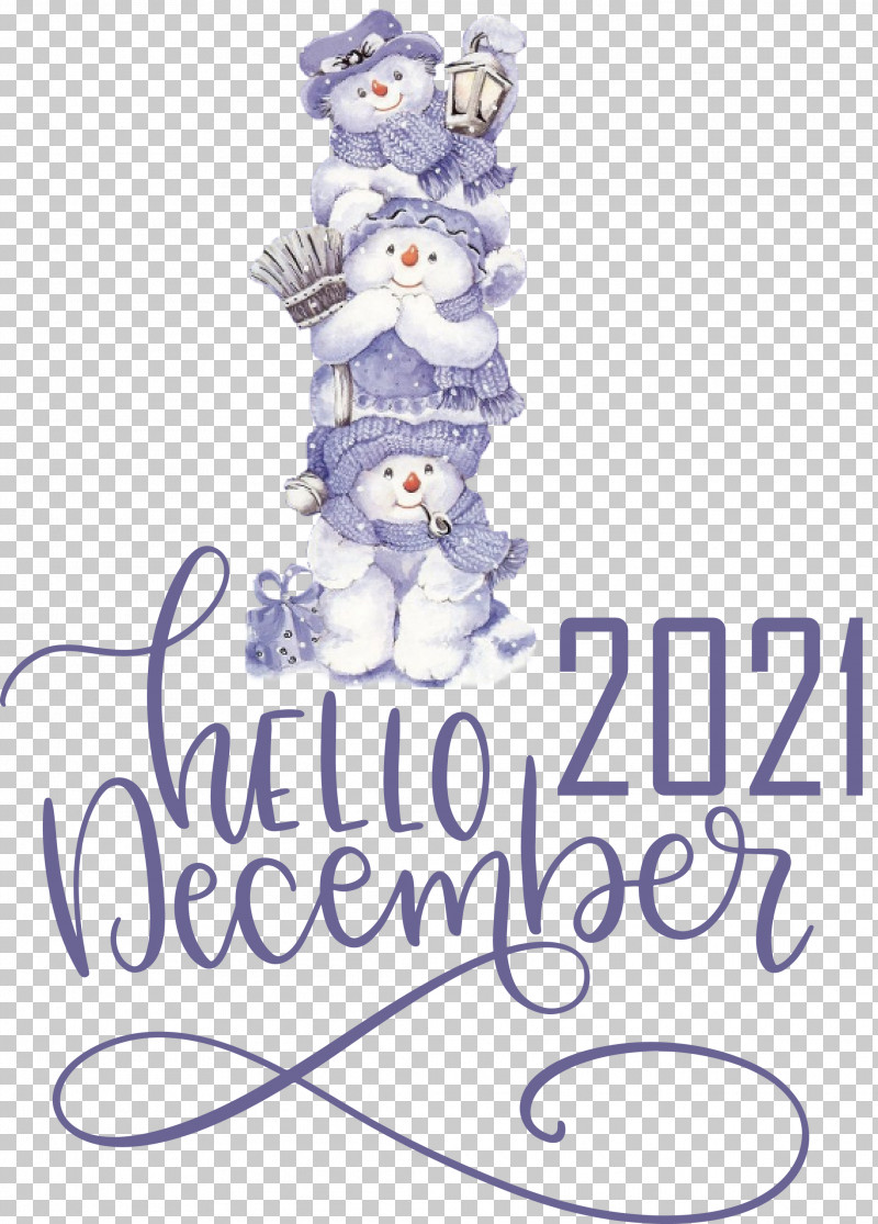 Hello December December Winter PNG, Clipart, Calligraphy, Christmas Day, Christmas Wreath, December, December 25 Free PNG Download