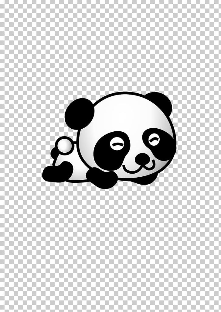 Giant Panda Bear Cuteness Drawing PNG, Clipart, Animals, Baby Pandas, Bear, Black, Black And White Free PNG Download
