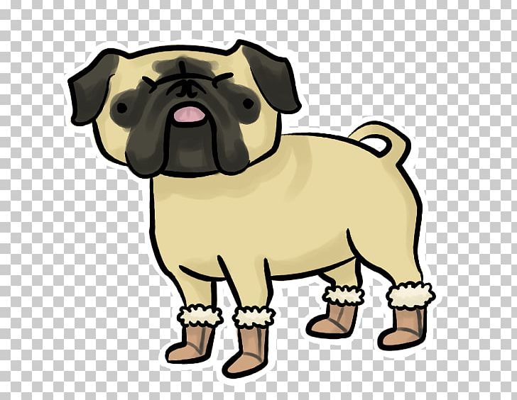 Pug Puppy Cartoon Drawing PNG, Clipart, Animals, Canidae, Carnivoran, Cartoon, Companion Dog Free PNG Download