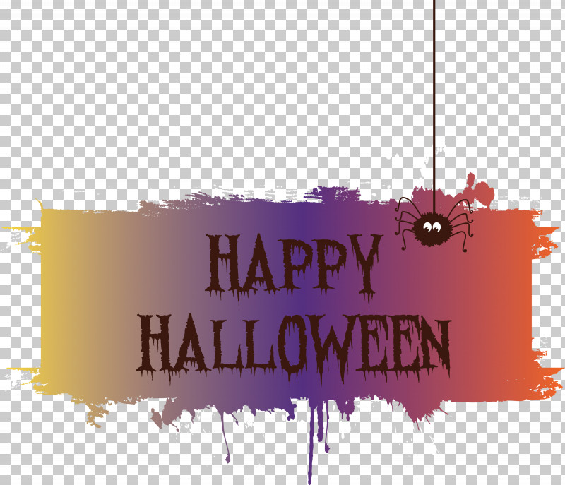 Happy Halloween PNG, Clipart, Banner, Happy Halloween, Logo, M, Text Free PNG Download