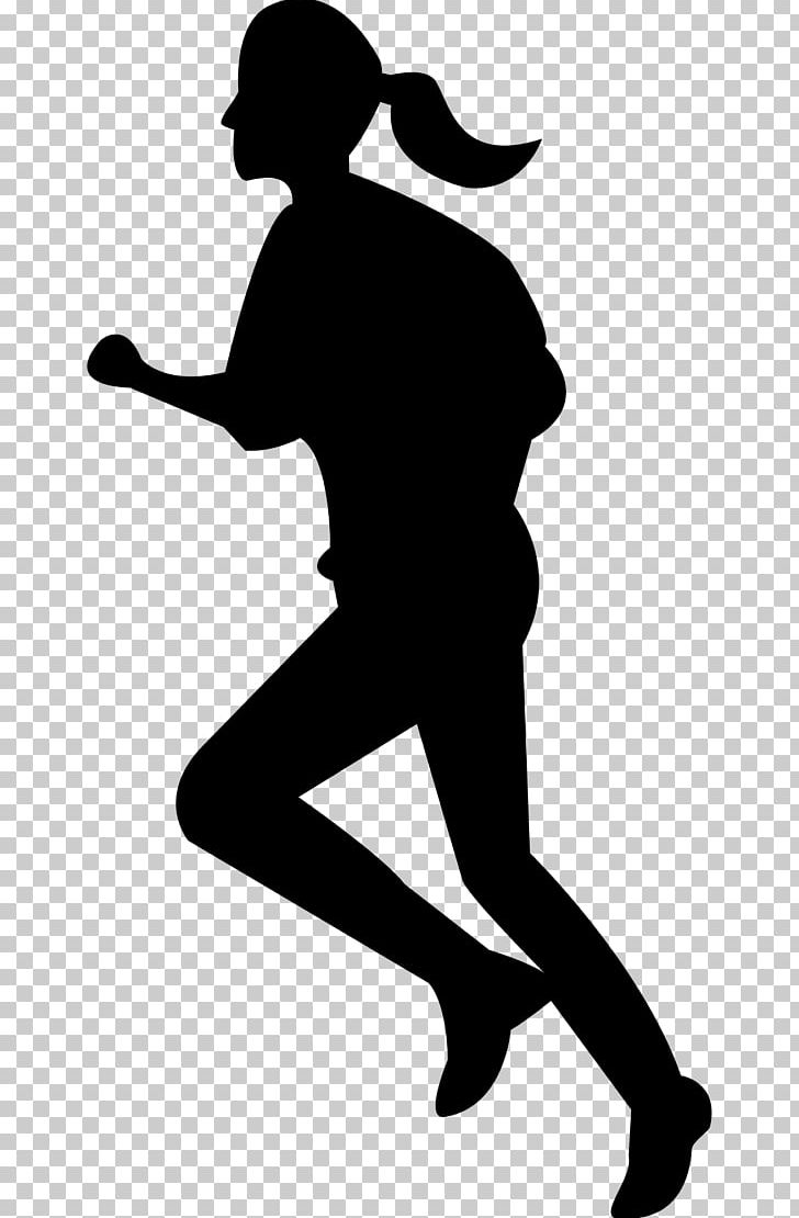 Woman Running Jogging PNG, Clipart, Arm, Black, Black And White, Download, Footwear Free PNG Download