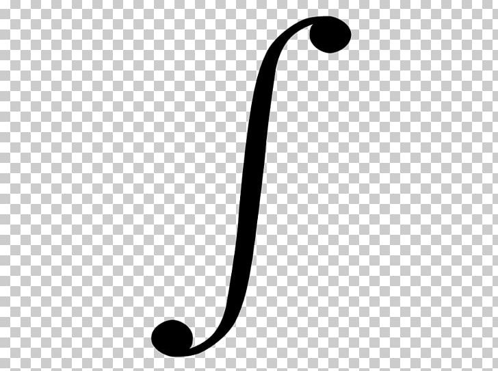 Integral Symbol Surface Integral Mathematics Calculus PNG, Clipart, Antiderivative, Area, Black, Black And White, Body Jewelry Free PNG Download