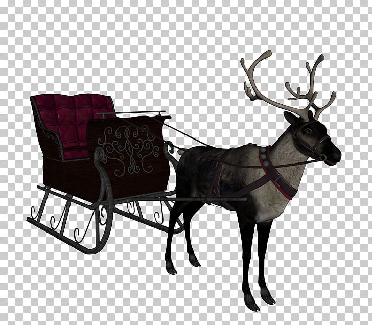 Reindeer Santa Claus Sled PNG, Clipart,  Free PNG Download