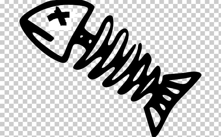 Cartoon Fish Bone Skeleton PNG, Clipart, Animation, Area, Black, Black And White, Bone Free PNG Download