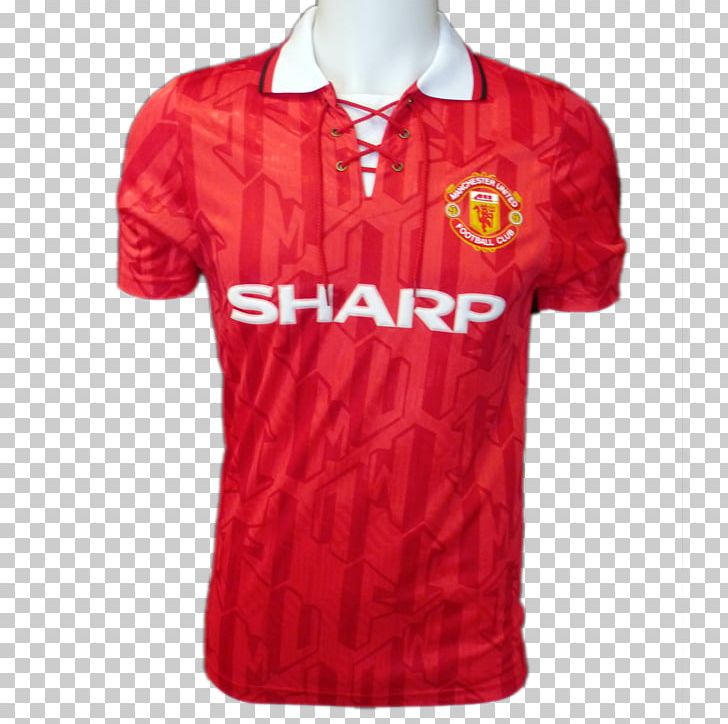Manchester United F.C. T-shirt Nottingham Forest F.C. Jersey PNG, Clipart, Active Shirt, Clothing, Collar, Cycling Jersey, Eric Cantona Free PNG Download