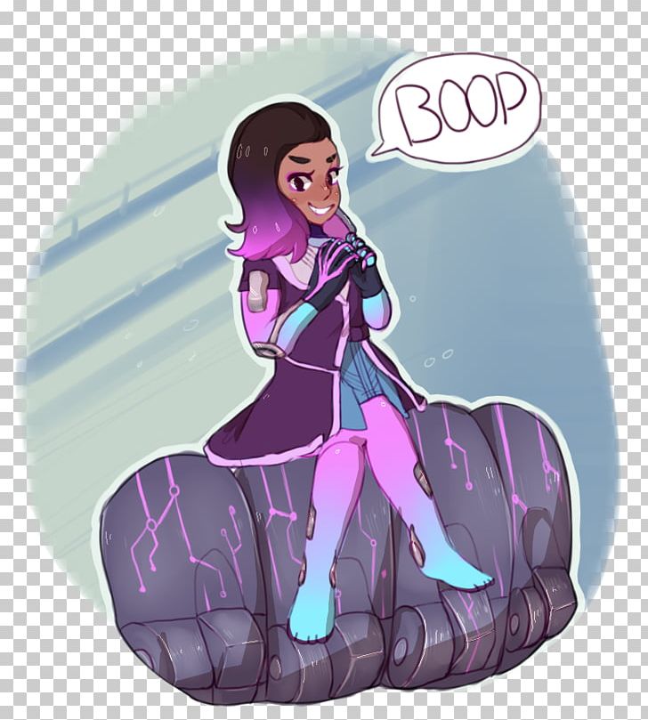 Overwatch Character Internet Cartoon Purple PNG, Clipart, Art, Cartoon, Character, Computer Network, Fiction Free PNG Download