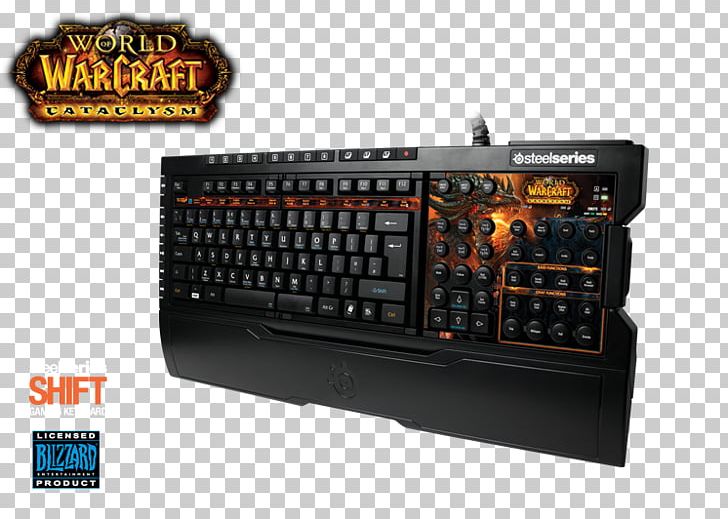 World Of Warcraft: Cataclysm Computer Keyboard Computer Mouse SteelSeries Shift Video Game PNG, Clipart, Computer Component, Computer Keyboard, Computer Mouse, Electronic Instrument, Electronics Free PNG Download