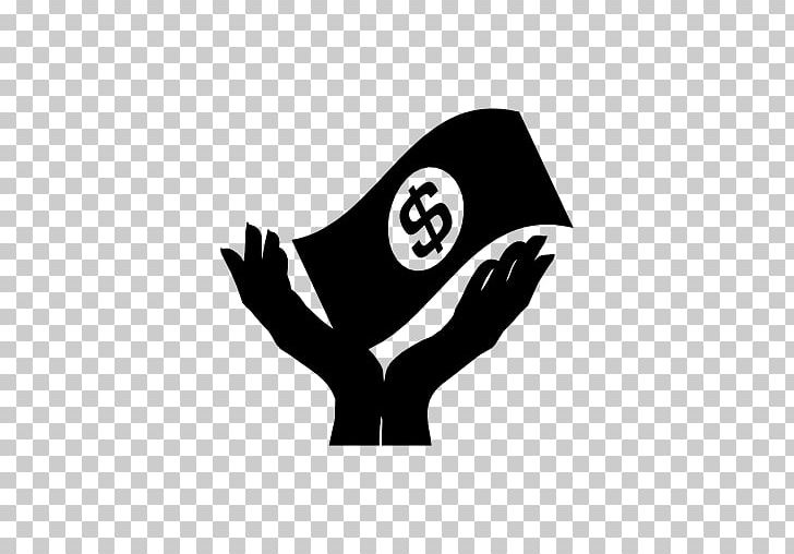 Computer Icons Money Cash Logo Hand PNG, Clipart, Black, Black And White, Brand, Business, Cash Free PNG Download