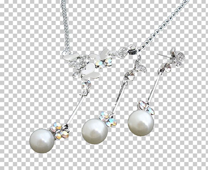 Earring Necklace Pearl Jewellery PNG, Clipart, Bead, Beads, Body Jewelry, Designer, Diamond Necklace Free PNG Download