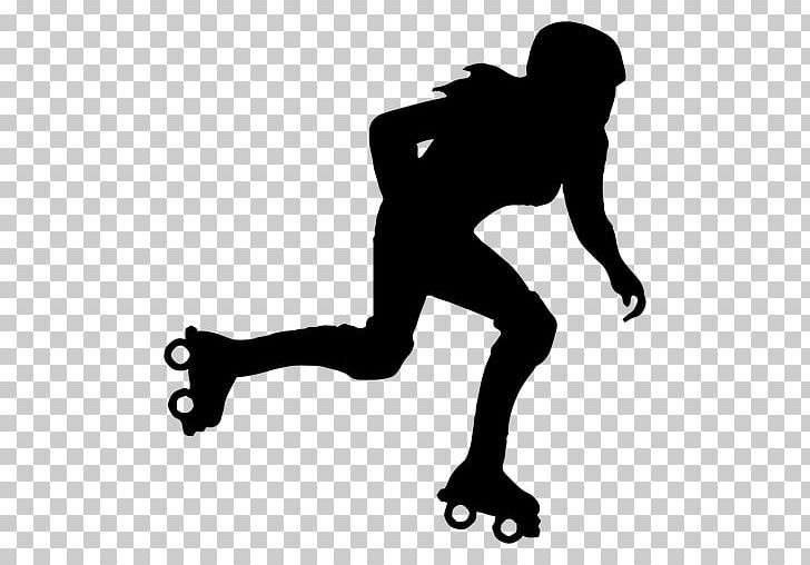 Roller Skating Ice Skating Roller Skates Roller Derby Speed Skating PNG, Clipart, Arm, Artistic Roller Skating, Black, Black And White, Figure Skating Free PNG Download
