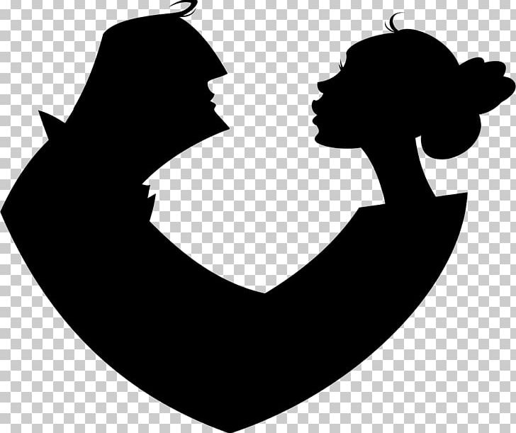 Silhouette Couple PNG, Clipart, Animals, Black, Black And White, Couple, Fictional Character Free PNG Download