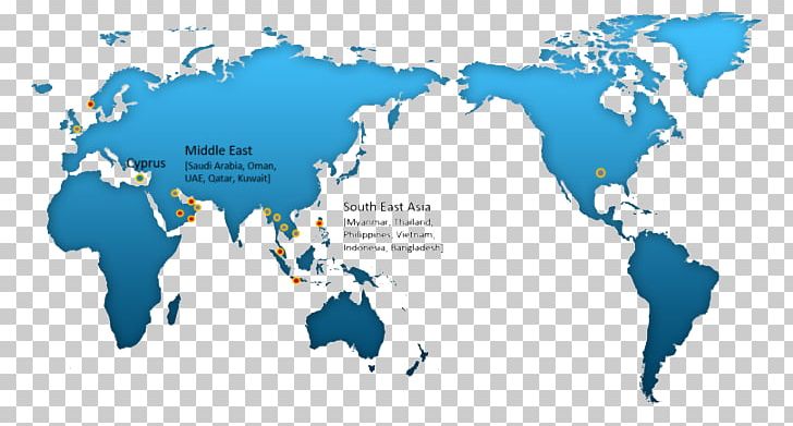 world map flat png