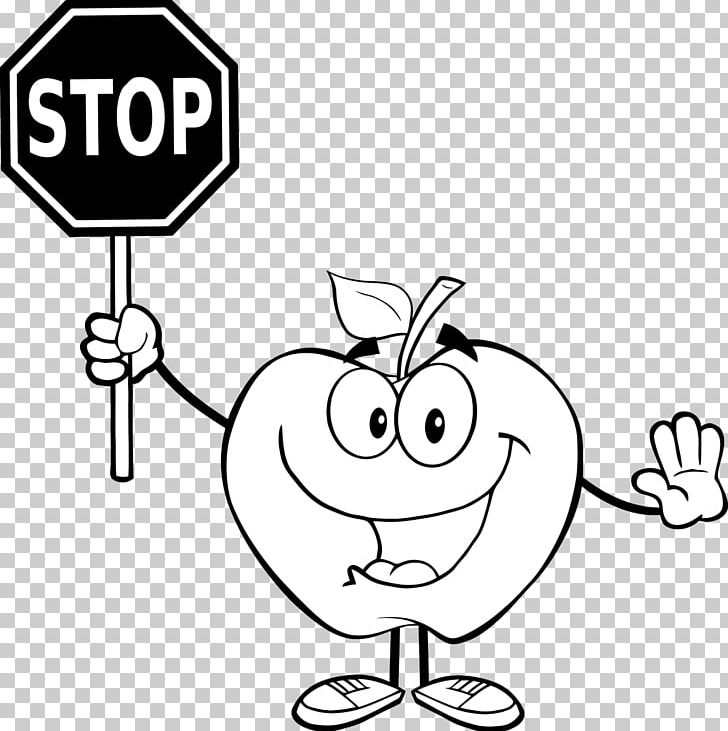 Stop Sign Cartoon PNG, Clipart, Area, Art, Artwork, Black And White, Cars Free PNG Download