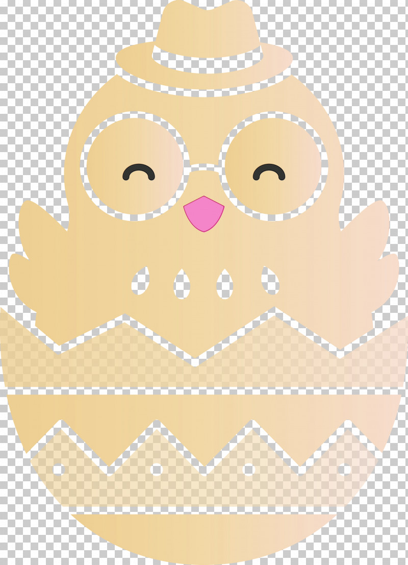 White Pink Yellow Owl Pattern PNG, Clipart, Adorable Chick, Bird, Chick In Eggshell, Easter Day, Owl Free PNG Download