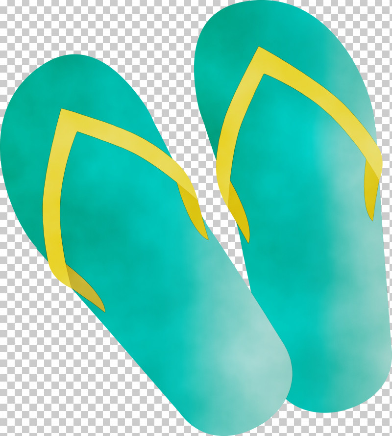 Flip-flops Shoe Green Font Turquoise PNG, Clipart, Flipflops, Green, Paint, Shoe, Travel Elements Free PNG Download