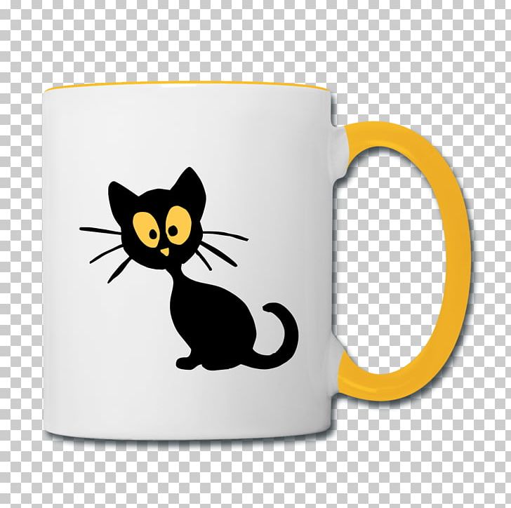 Black Cat Kitten Coffee Cup Mug Whiskers PNG, Clipart, Animals, Black, Black Cat, Black M, Carnivoran Free PNG Download