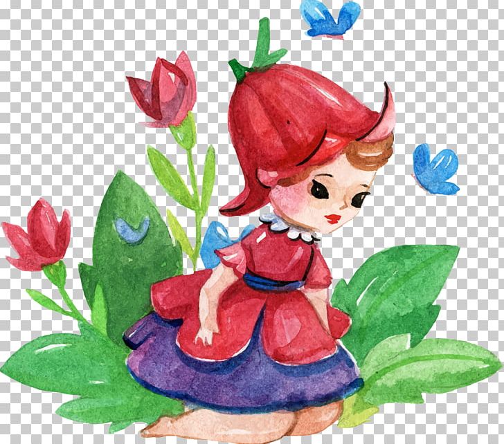 Flower Fairies Fairy Drawing PNG, Clipart, Butterfly, Color, Decoration, Fictional Character, Flower Free PNG Download