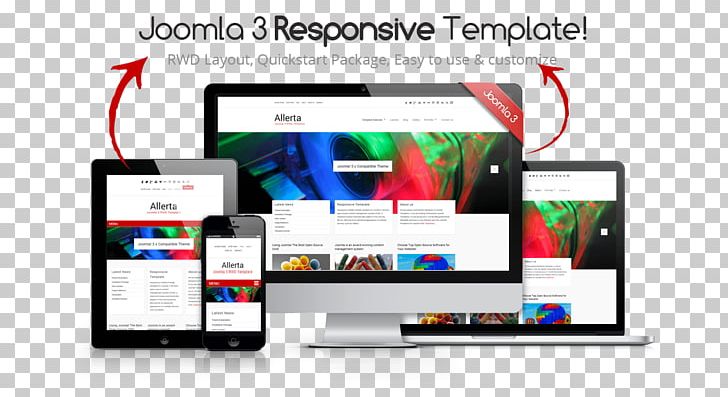 Responsive Web Design Template Joomla Web Page Web Development PNG, Clipart, Brand, Communication, Computer Monitor, Display Advertising, Electronics Free PNG Download