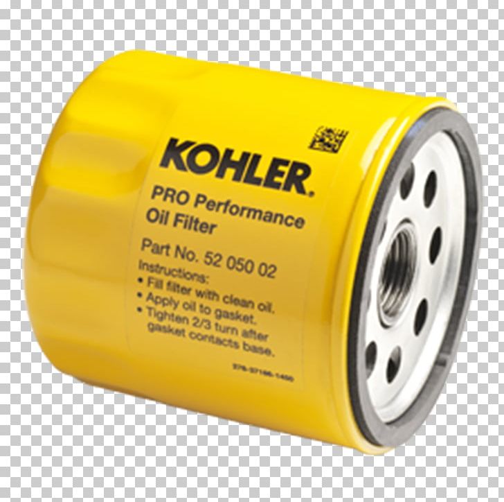 Kohler Oil Filter Kohler Co. Motor Oil 52 050 02-S1 Kohler Pro Performance Oil Filter T KH-52-050-02 WD-C37568 PNG, Clipart, Air Filter, Auto Part, Cylinder, Engine, Filter Free PNG Download