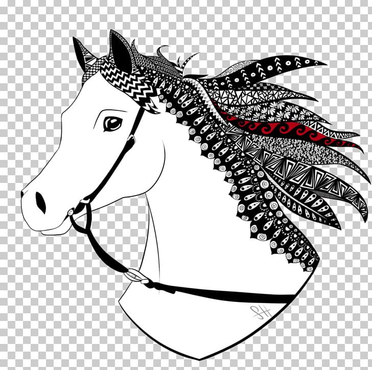 Mule Bridle Mane Halter PNG, Clipart, Art, Artwork, Black And White, Bridle, Cartoon Free PNG Download