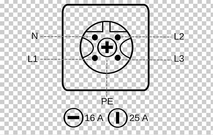 Perilex Electrical Connector Three-phase Electric Power AC Power Plugs And Sockets IEC 60309 PNG, Clipart, Ampere, Angle, Area, Auto Part, Black And White Free PNG Download