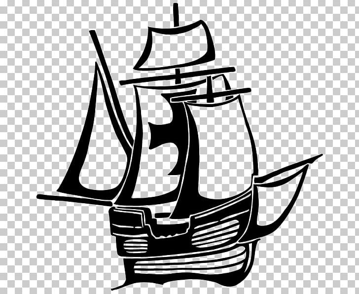 Voyages Of Christopher Columbus Santa María Niña Ship PNG, Clipart, Artwork, Bateaudragon, Black And White, Boat, Caravel Free PNG Download