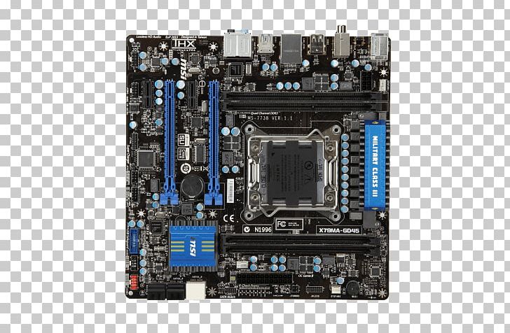 Motherboard MicroATX MSI X79MA-GD45 Intel X79 PNG, Clipart, Asus, Atx, Central Processing Unit, Computer Component, Computer Hardware Free PNG Download