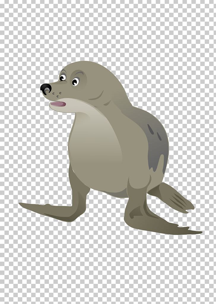 Pinniped Cartoon Grey Seal PNG, Clipart, Animals, Beak, Carnivoran, Cartoon, Dog Like Mammal Free PNG Download