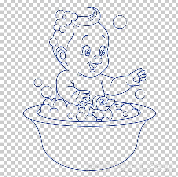 Drawing Bathing Line Art Coloring Book PNG, Clipart, Area, Art, Artwork, Baby, Bathing Free PNG Download