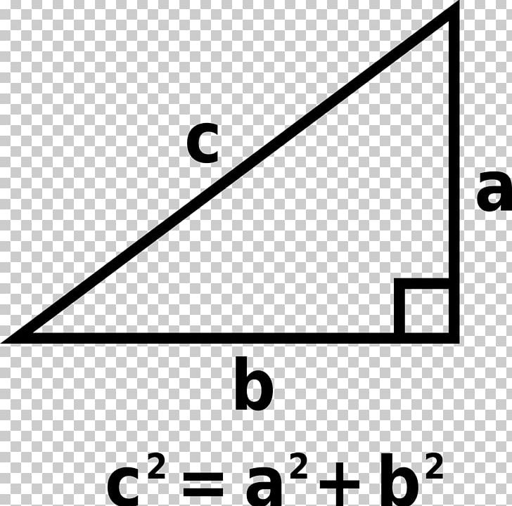 Pythagorean Theorem Angle Number Line PNG, Clipart, Angle, Area, Black, Black And White, Brand Free PNG Download