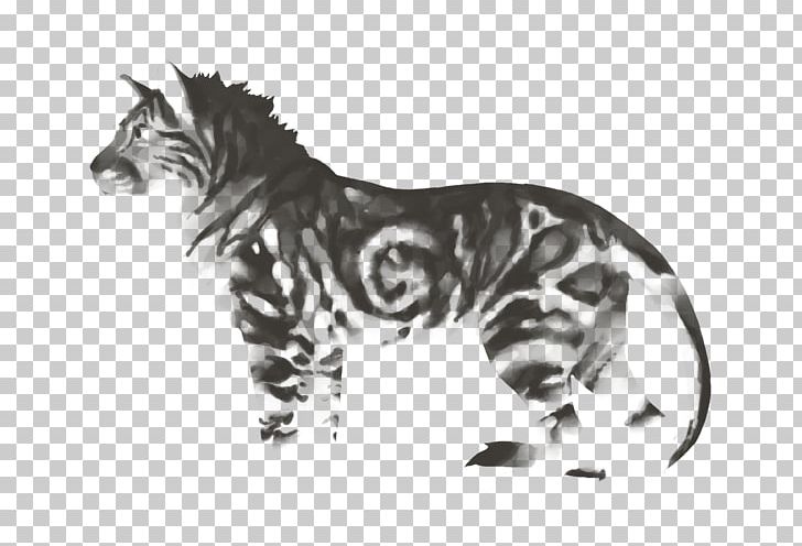 Whiskers Tiger Cat Cougar Horse PNG, Clipart, Animals, Big Cat, Big Cats, Black And White, Carnivoran Free PNG Download