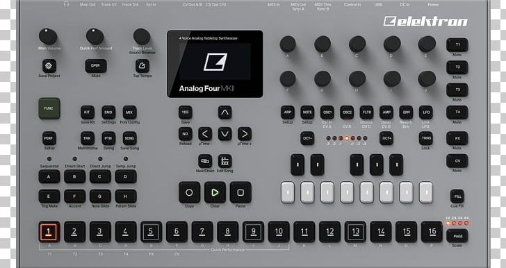 Elektron Octatrack Sound Synthesizers Analog Synthesizer Analogue Electronics PNG, Clipart, Analog Signal, Analog Synthesizer, Audio Equipment, Audio Signal, Electronics Free PNG Download