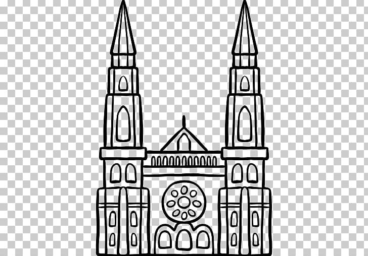Chartres Cathedral Church Computer Icons PNG, Clipart, Arch, Area, Basilica, Black And White, Cathedral Free PNG Download