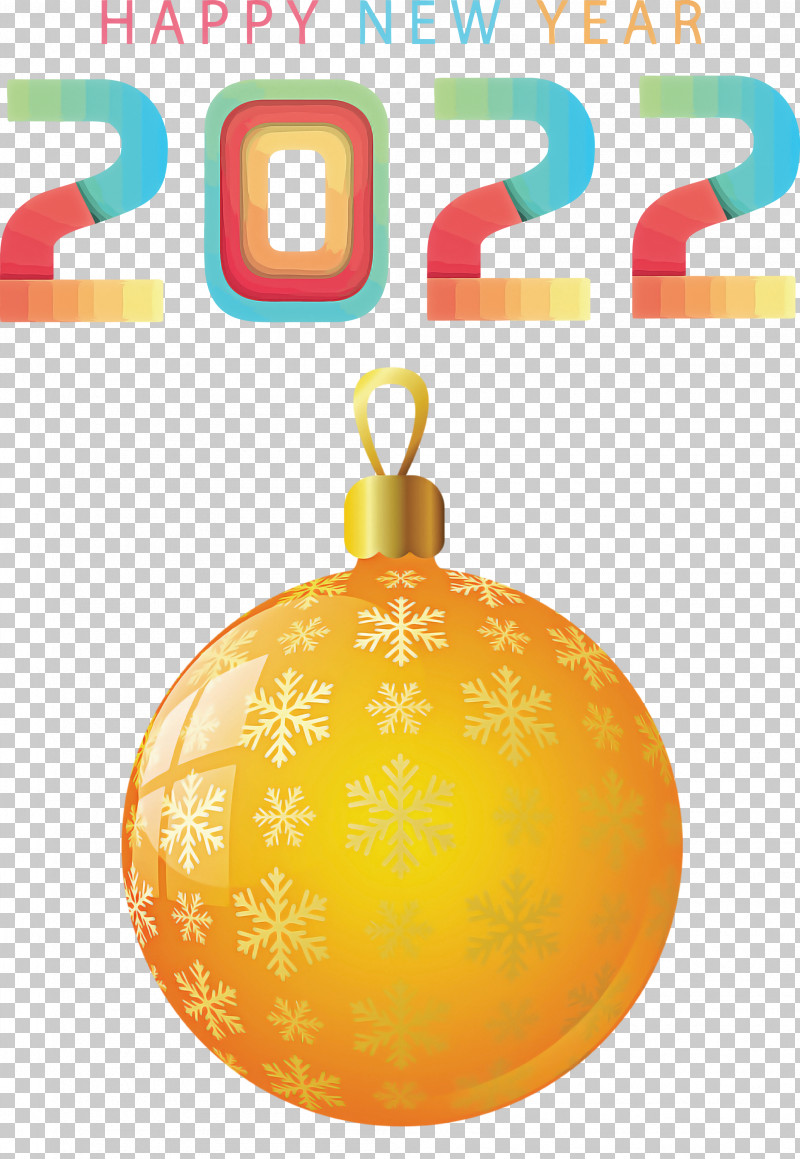 Happy 2022 New Year 2022 New Year 2022 PNG, Clipart, Animation, Bauble, Cartoon, Christmas Day, Christmas Decoration Free PNG Download