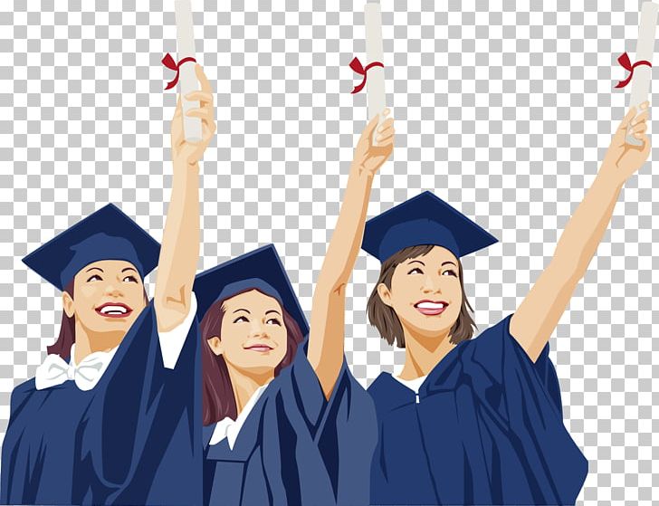 Graduation Ceremony Career Résumé Academic Dress Graduate University PNG, Clipart, Academic Certificate, Academician, Bachelors Degree, Business School, Cartoon Free PNG Download