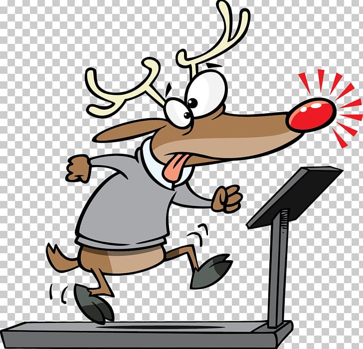 Rudolph Reindeer Santa Claus PNG, Clipart, Artwork, Cartoon, Christmas, Christmas Reindeer, Deer Free PNG Download