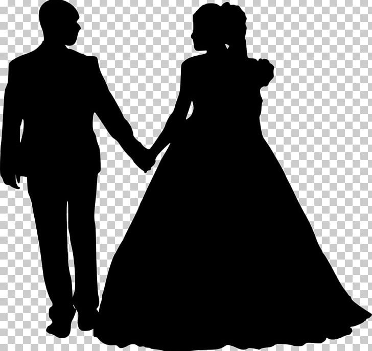 Silhouette Bridegroom Photography PNG, Clipart, Black, Black And White, Bride, Bridegroom, Bridesmaid Free PNG Download