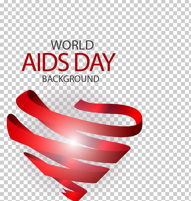 Red Ribbon World AIDS Day PNG, Clipart, Aids Day, Art, Brand, Christmas Lights, December 1 Free PNG Download